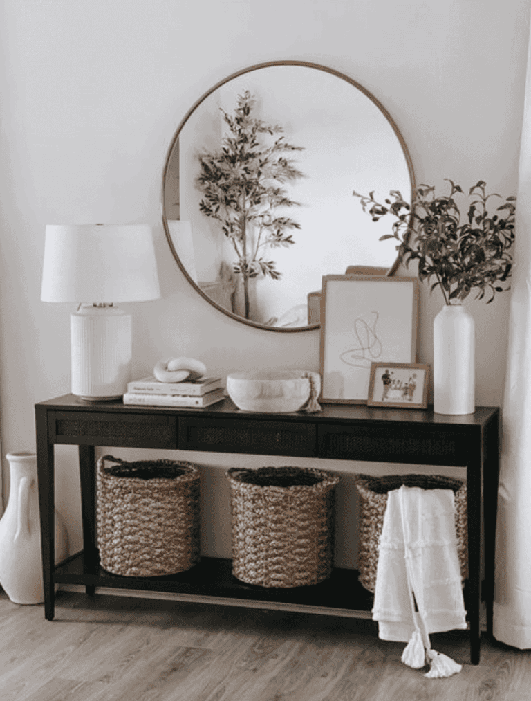 How to Style Your Entry Console Table